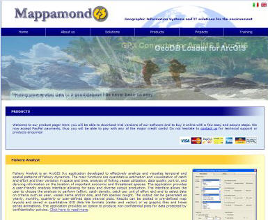 Mappamondo GIS website