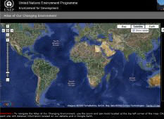 Atlas of Our Changing Environment on Google Maps