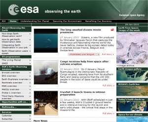 ESA EO website