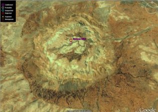Gosses Bluff crater Australia