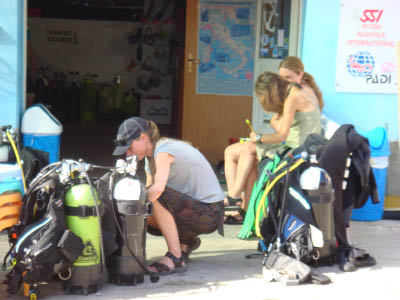 Dive shop